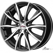 iFree KC684-mb Kazantip 18x7.5 5x105 DIA 56,6 ET 38 Блэк джек